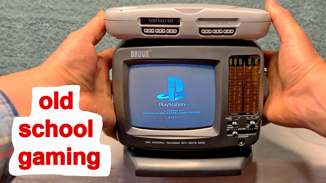 Connecting PSone to Black and White TV | Retro Gaming on a 5&Prime; screen