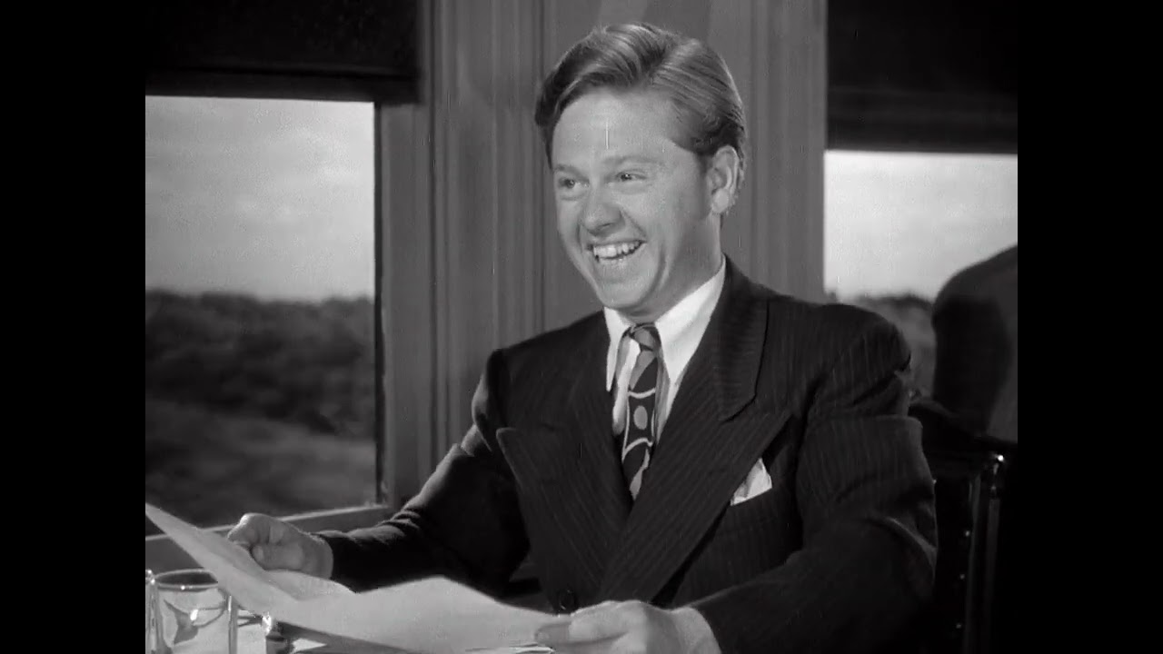 Andy Hardy's Blonde Trouble (1944, США) вагон-ресторан dining-car