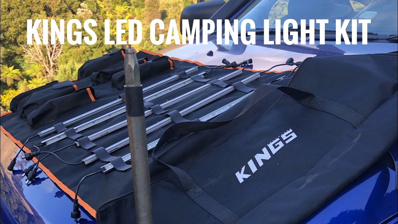 Kings camping lights unboxing - 5 bar LED kit