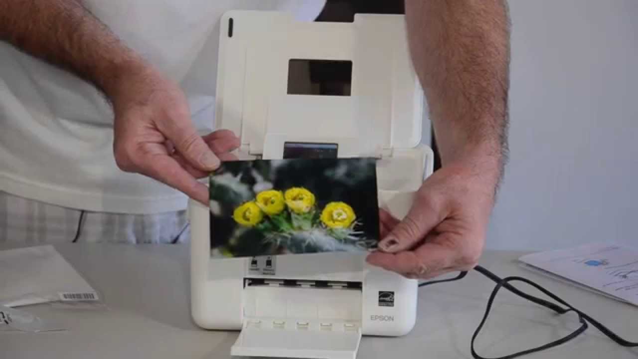 Epson PM 225 PictureMate Charm Printer Unboxing and First Print