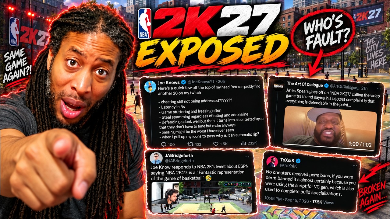 NBA 2K27 РАЗОБЛАЧАЮТ&hellip; У Joe Knows и Aries Spears ЛОПНУЛО ТЕРПЕНИЕ! 😭