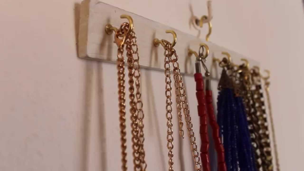 Colgador de collares DIY - Cloudlet