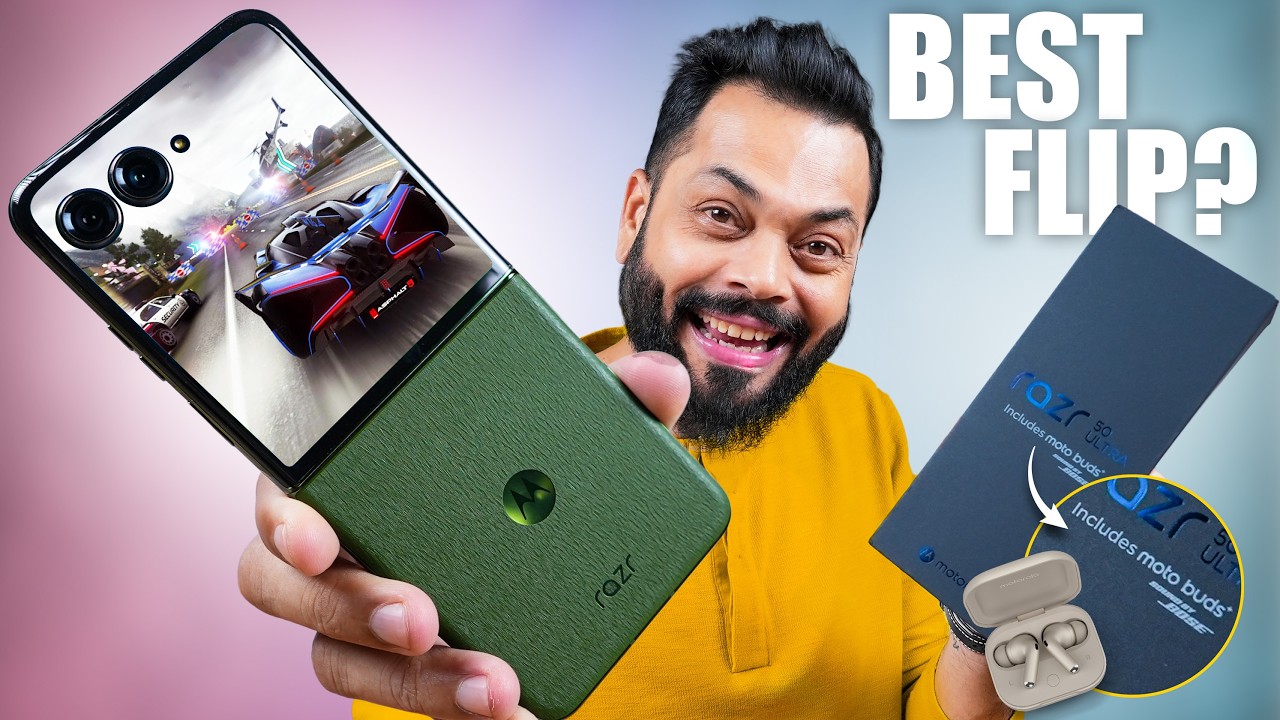 Motorola razr 50 Ultra Unboxing & Quick Review ⚡ The Ultra Flip Phone!