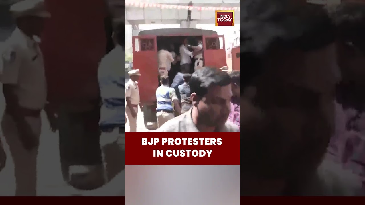 BJP Workers Detained in Hyderabad Over AI Summit Youth Congress Protest | Political Clash