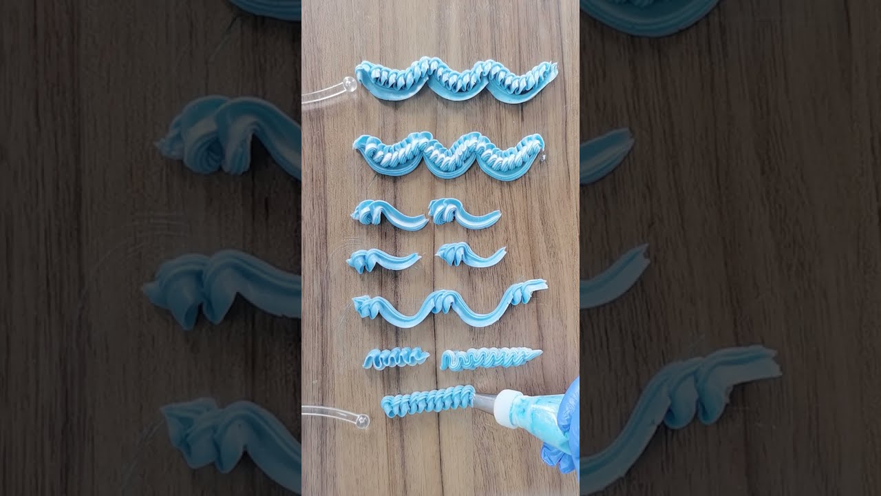 How to use piping tip #86?  1 piping tip- 10 piping skills...