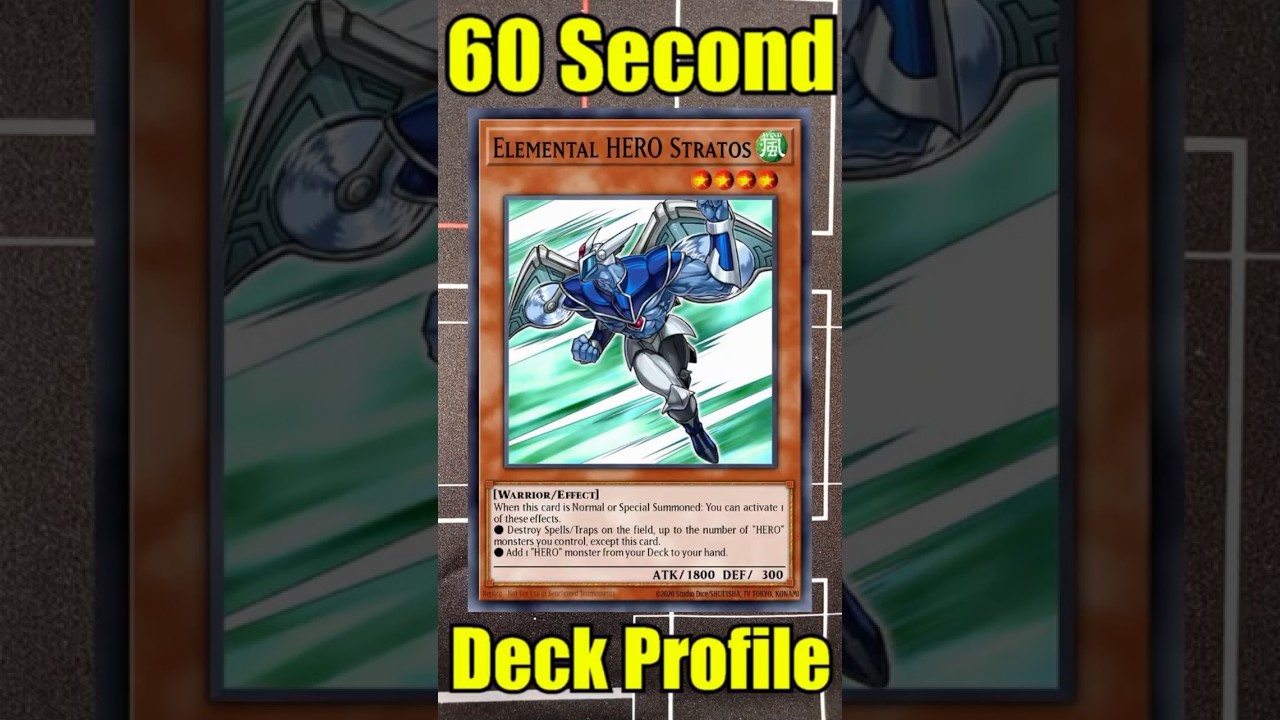 60 Second HERO Deck Profile! 