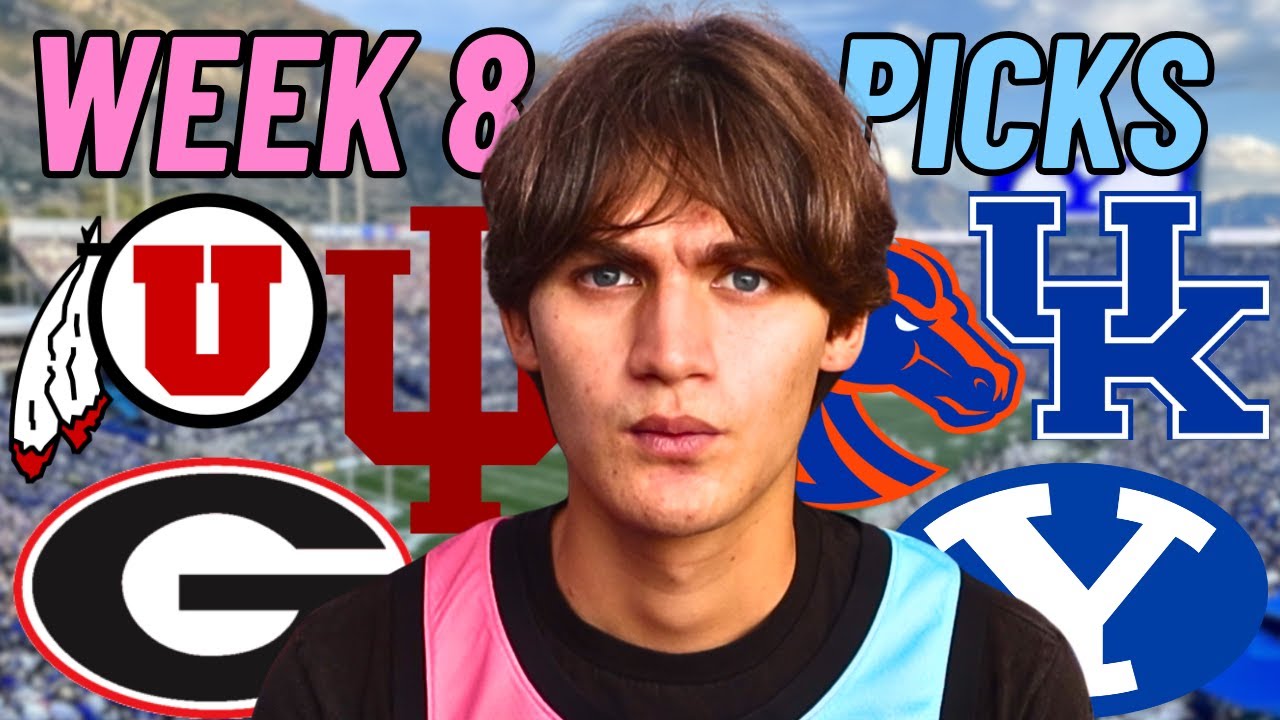 WEEK 8 COLLEGE FOOTBALL PREDICTIONS!
