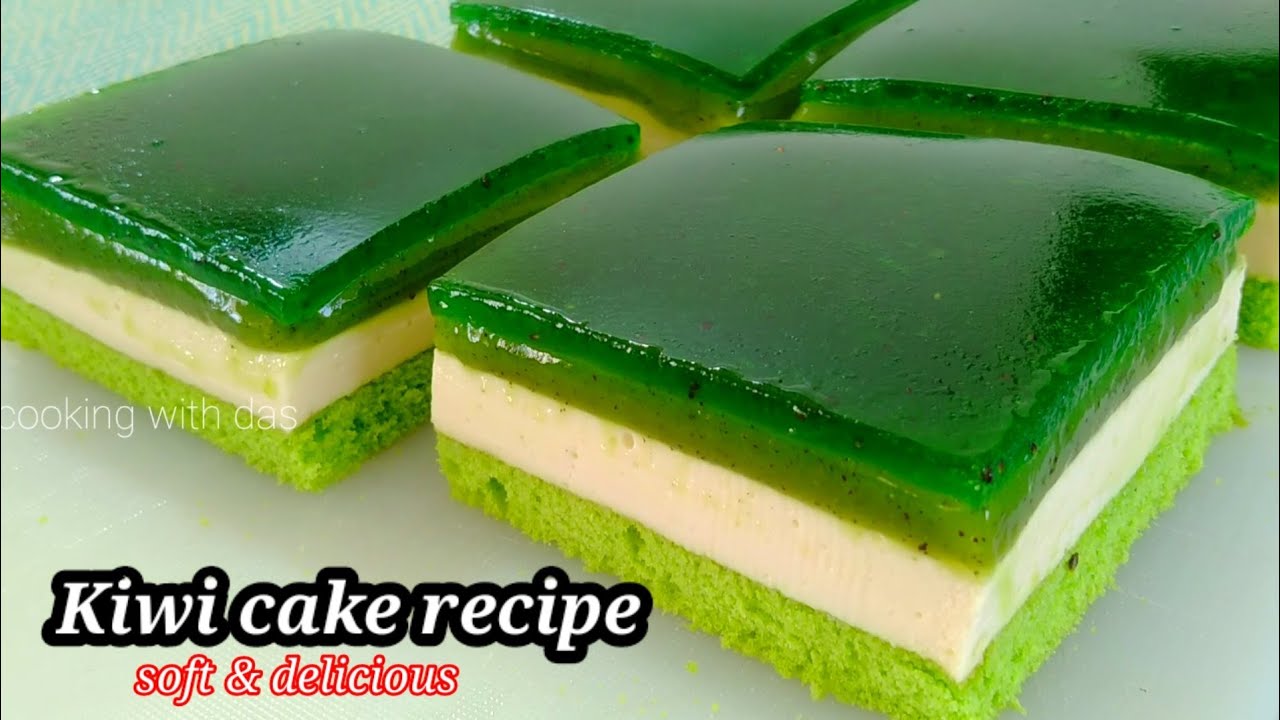 kiwi cake recipe | how to make Kiwi cake | kiwi cheesecake  super soft cake | easy cooking with das
