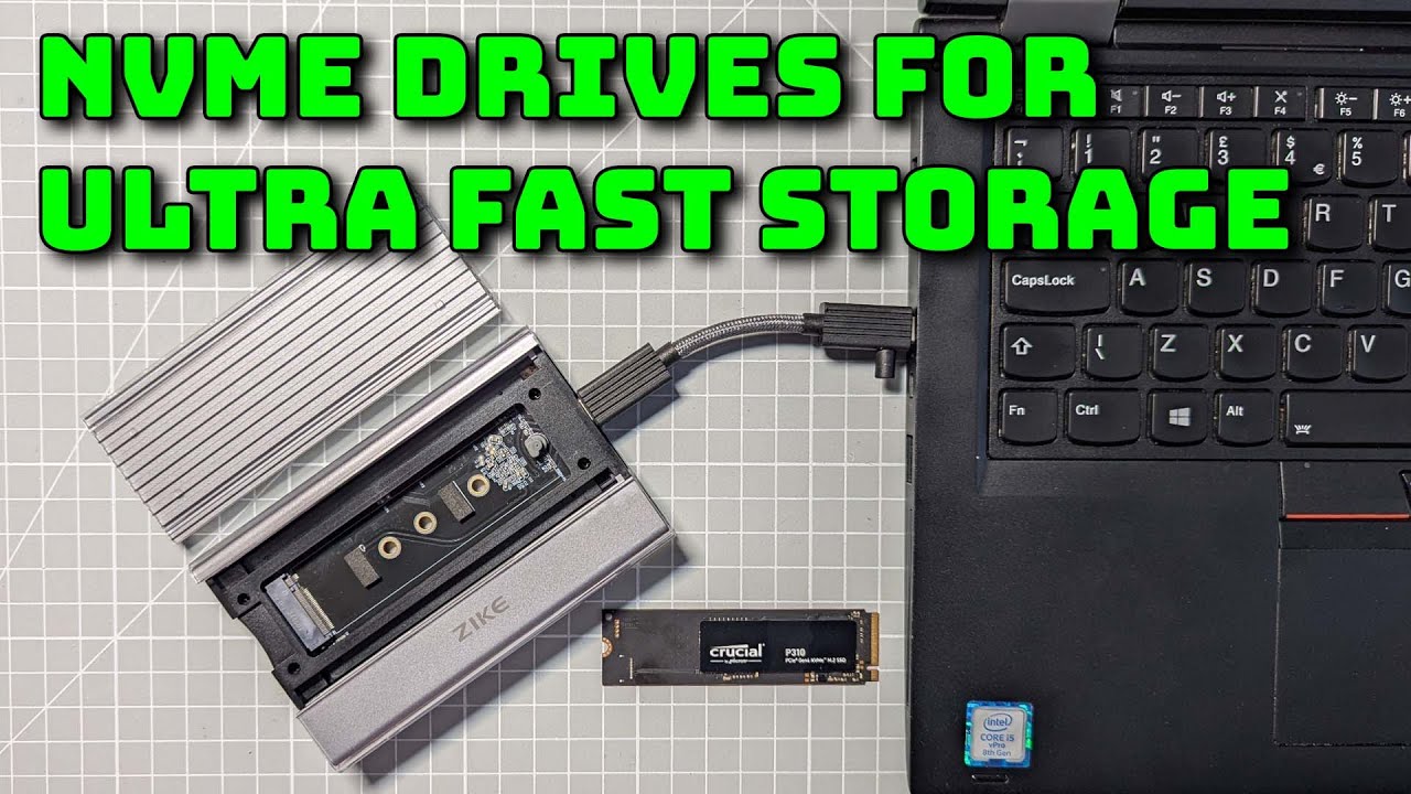 Using NVMe drives for ultra fast storage - internal and portable drives to upgrade your laptop & PC