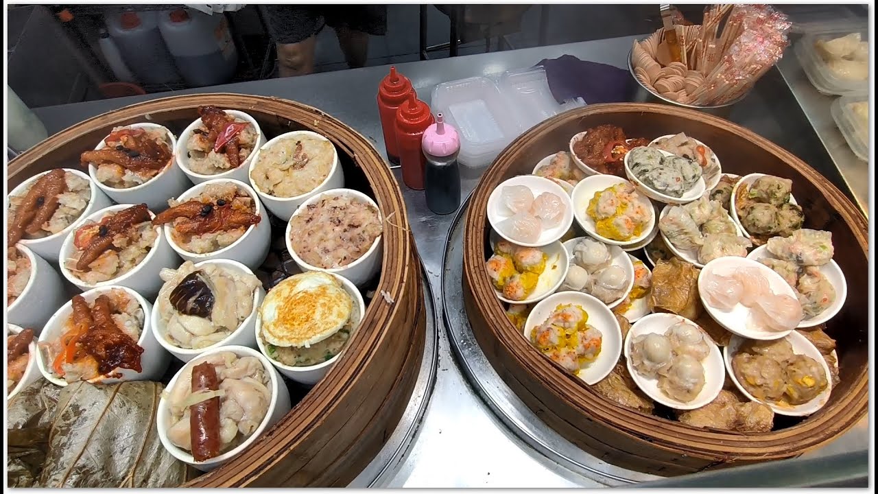 香港懷舊點心包點糕點  Hong Kong Costalgic Food Steamed Rice Dimsum 臘味糯米飯 鹹魚肉餅 鳳爪排骨飯 北菇雞飯 蝦餃燒賣煎魚餅叉燒包春卷 馬拉糕 包點達人