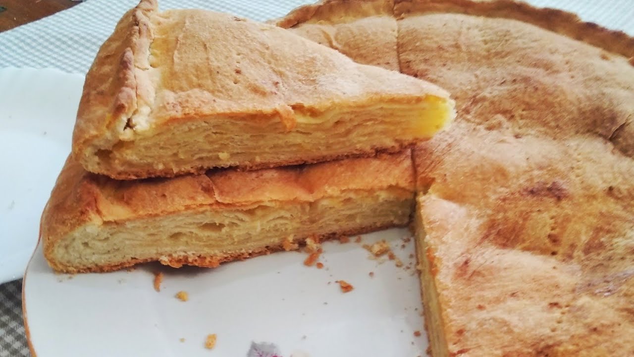 Супер слоёный лимонный пирог.