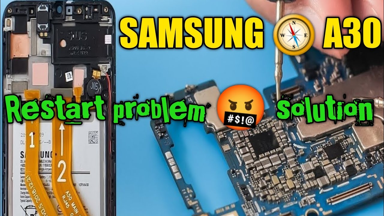 SAMSUNG -A30 Restart problem solution|| Automatically Restart problem solution in Samsung A30💥