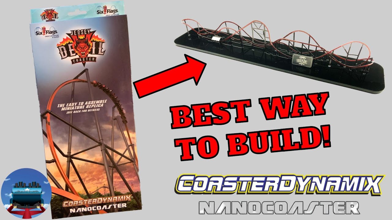 BEST Way to Build CoasterDynamix NanoCoasters (Jersey Devil Coaster)
