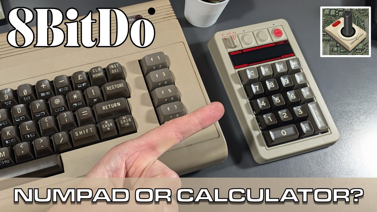 🔢️ Ретро-механическая цифровая клавиатура 8BitDo: соберите свою конфигурацию в стиле C64! #8bitdo