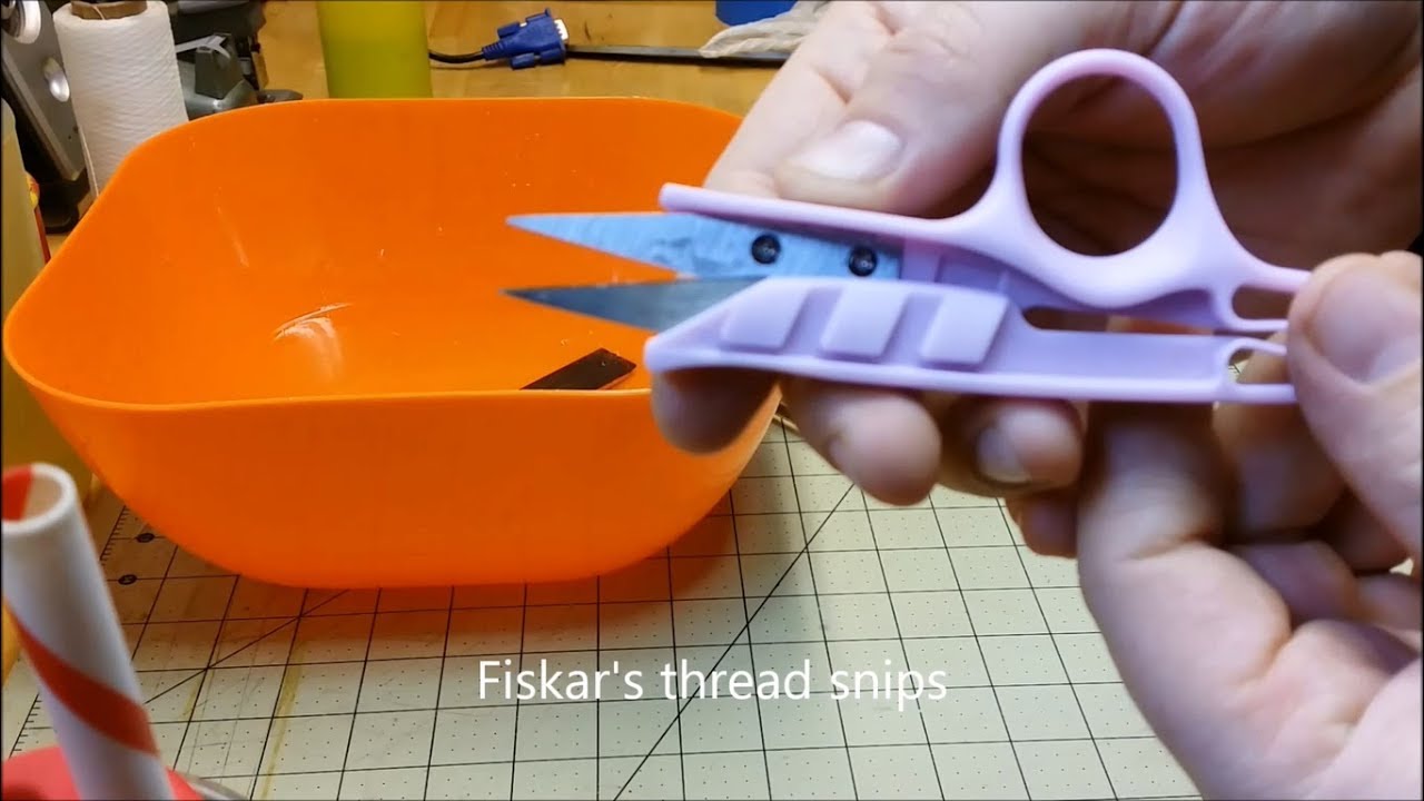 Sharpening Embroidery Scissors - Fiskar's Thread Snips