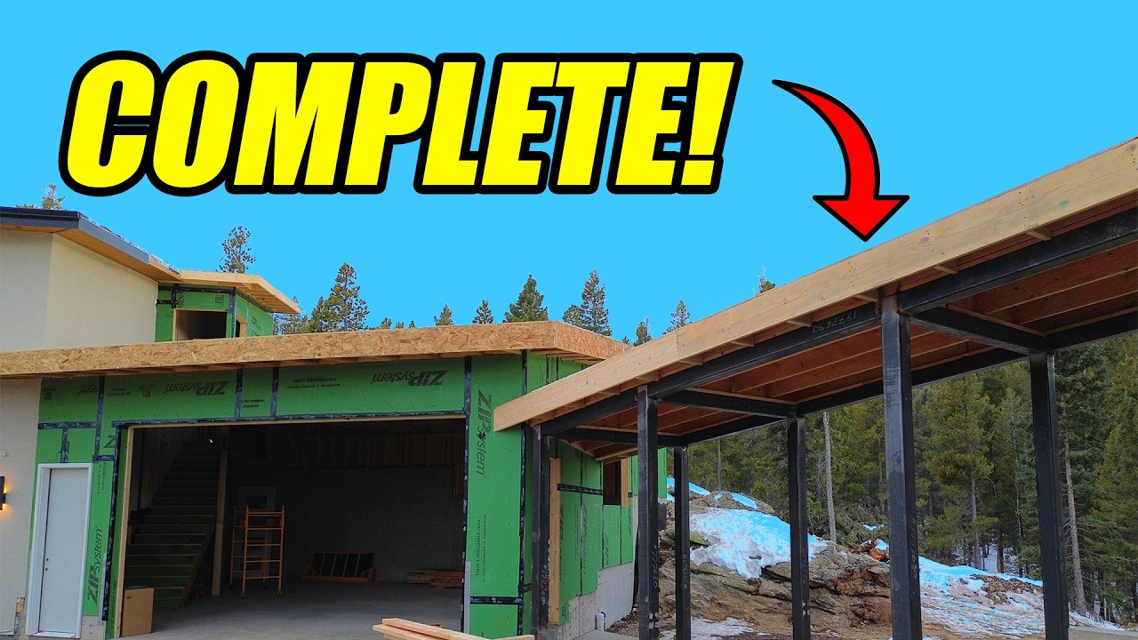 We FINISH FRAMING The Mountain Roof!