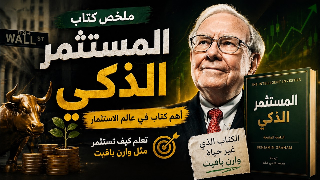 خلاصة أعظم كتاب في الاستثمار؛ تعلم كيف تحمي أموالك وتحقق أرباحاً مستدامة في البورصة.