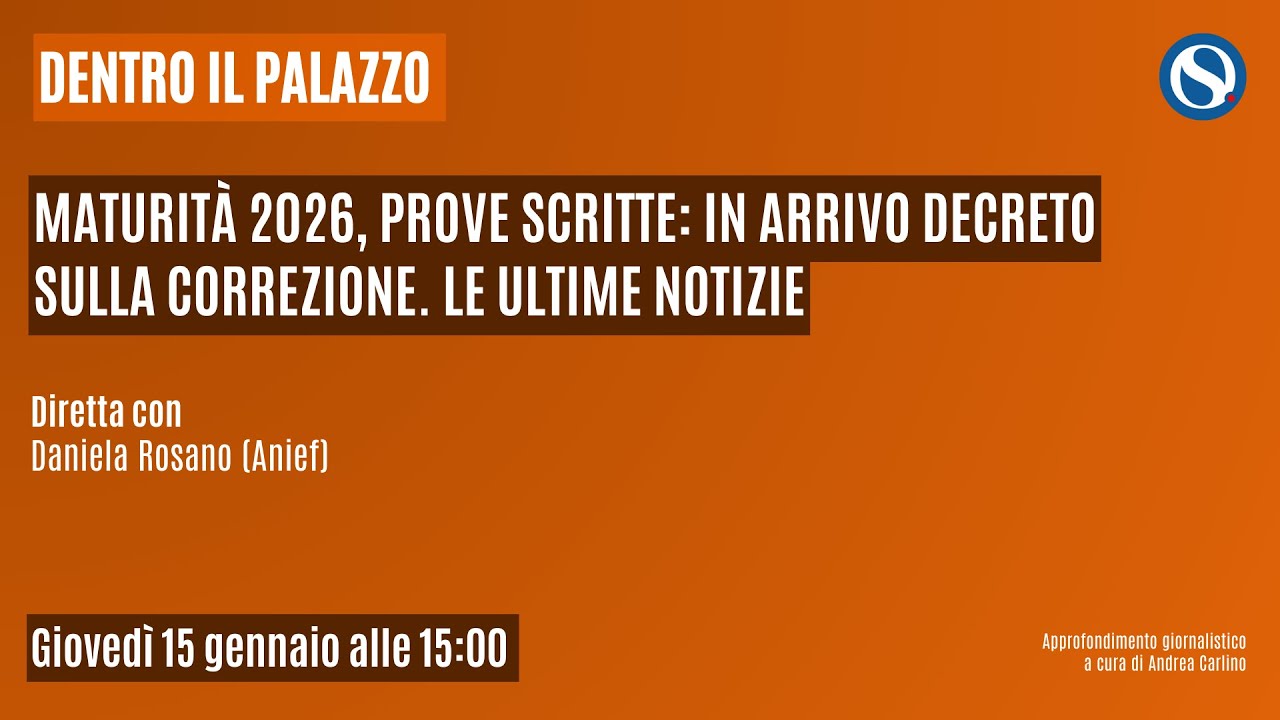 Maturità 2026, prove scritte: in arrivo decreto sulla correzione. Le ultime notizie