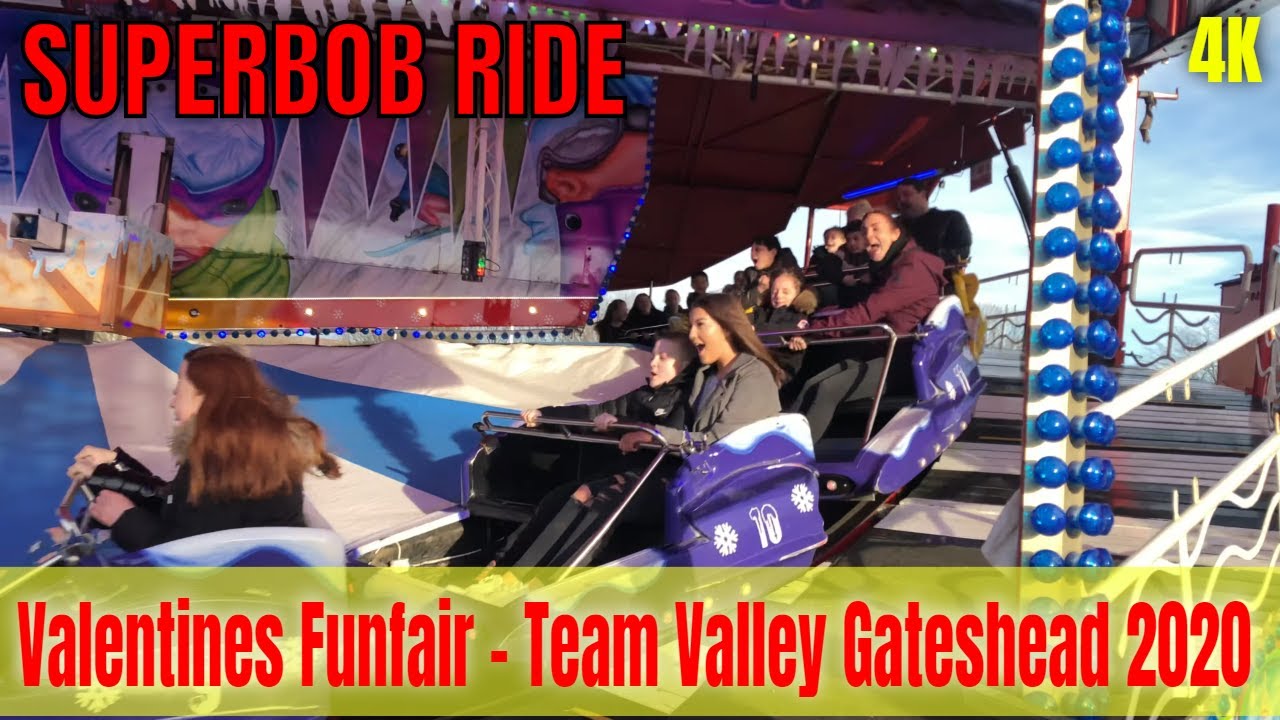 Superbob Ride - Valentines Funfair - Team Valley Gateshead - 18 February 2020 - 4K HD Video