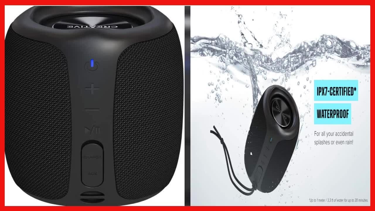 Creative Muvo Play: Waterproof, Portable Speaker with Powerful Sound and Long Battery Life