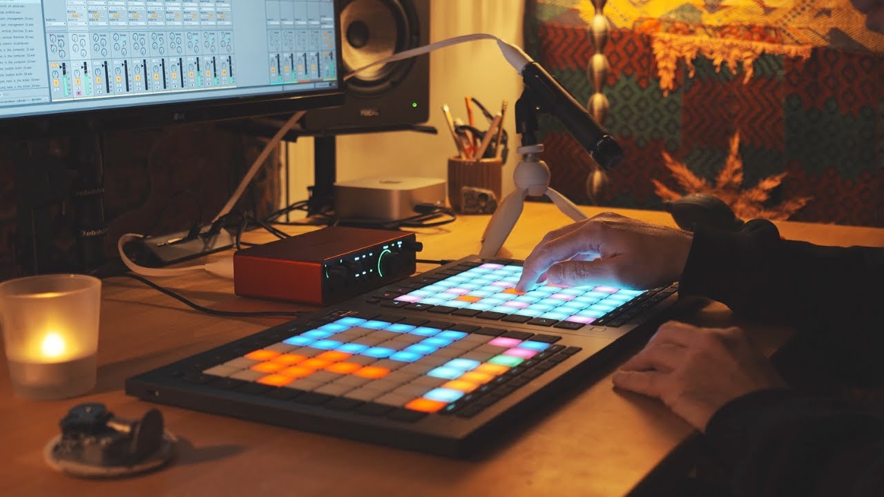 Novation Launchpad Pro | Scarlett 2i2 - Live Looping (Ambient Chillout)