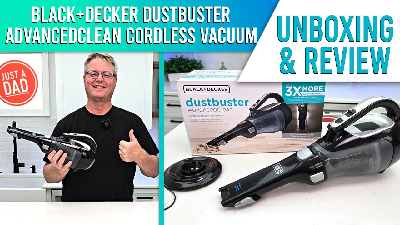 Black+Decker Dustbuster AdvancedClean Cordless Vac BDH2000L UNBOXING & REVIEW