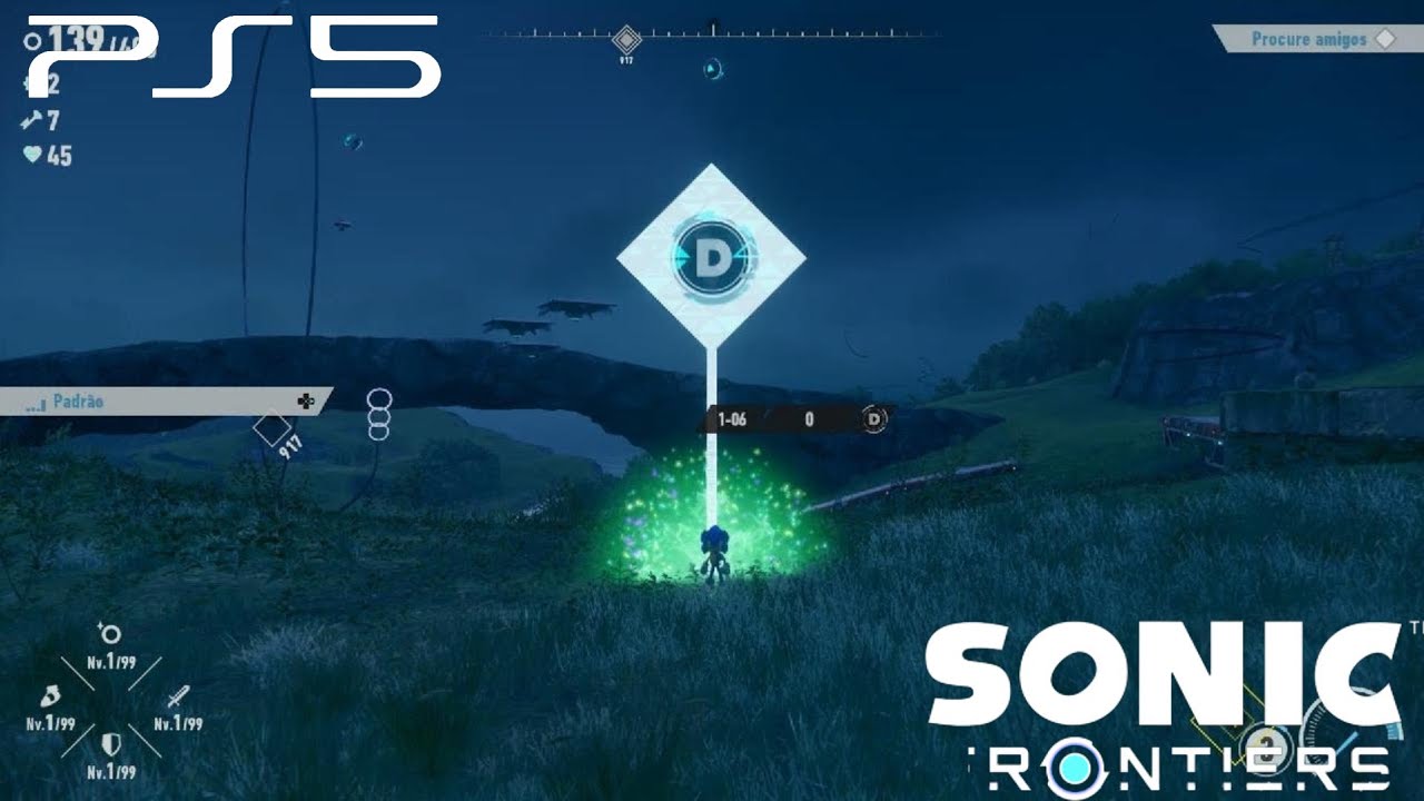 SONIC FRONTIERS: EXPLORAÇÃO DO MUNDO ABERTO GAMEPLAY (PS5 UHD) [4K60FPS]
