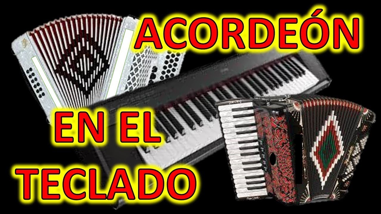 Como Tocar ACORDEÓN En El Teclado