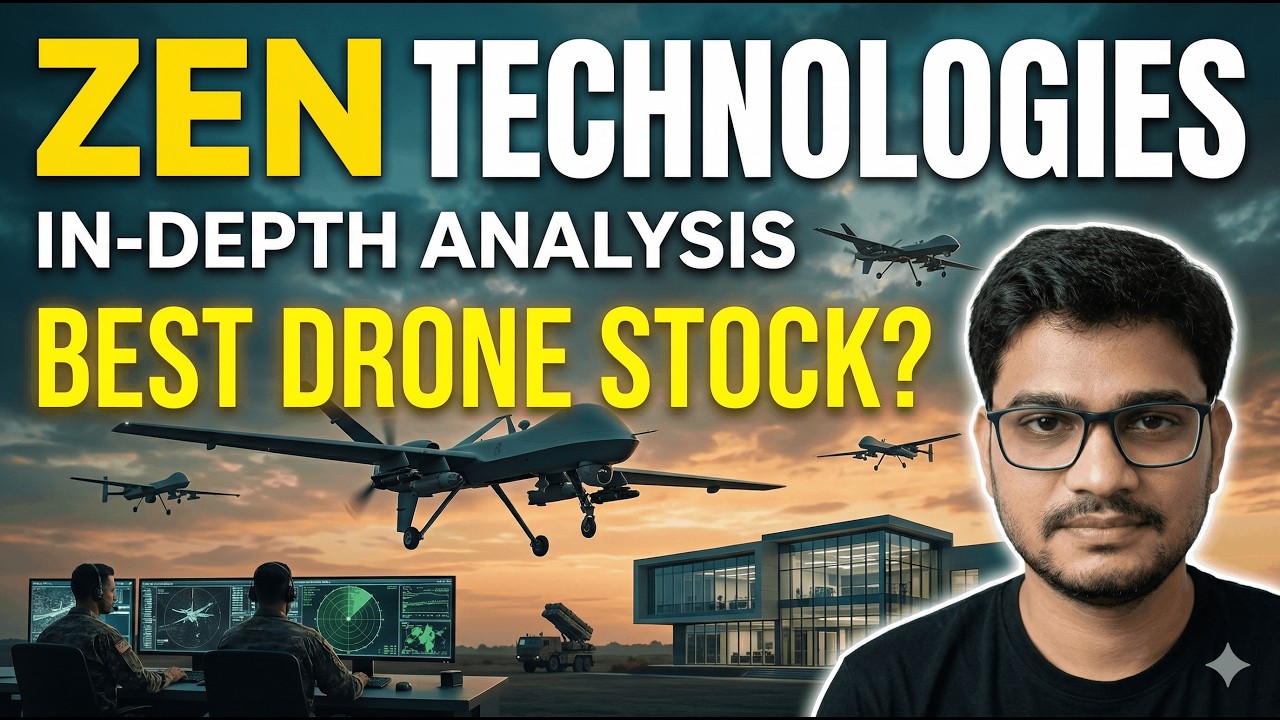 Best Drone Stock in India? 🇮🇳 Defence Multibagger Opportunity | Zen Technologies Analysis