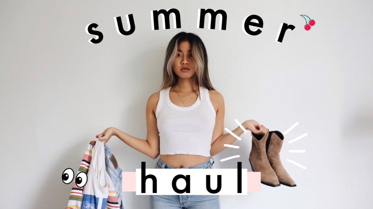 HUGE COLLECTIVE SUMMER HAUL | thrift, brandy & designer