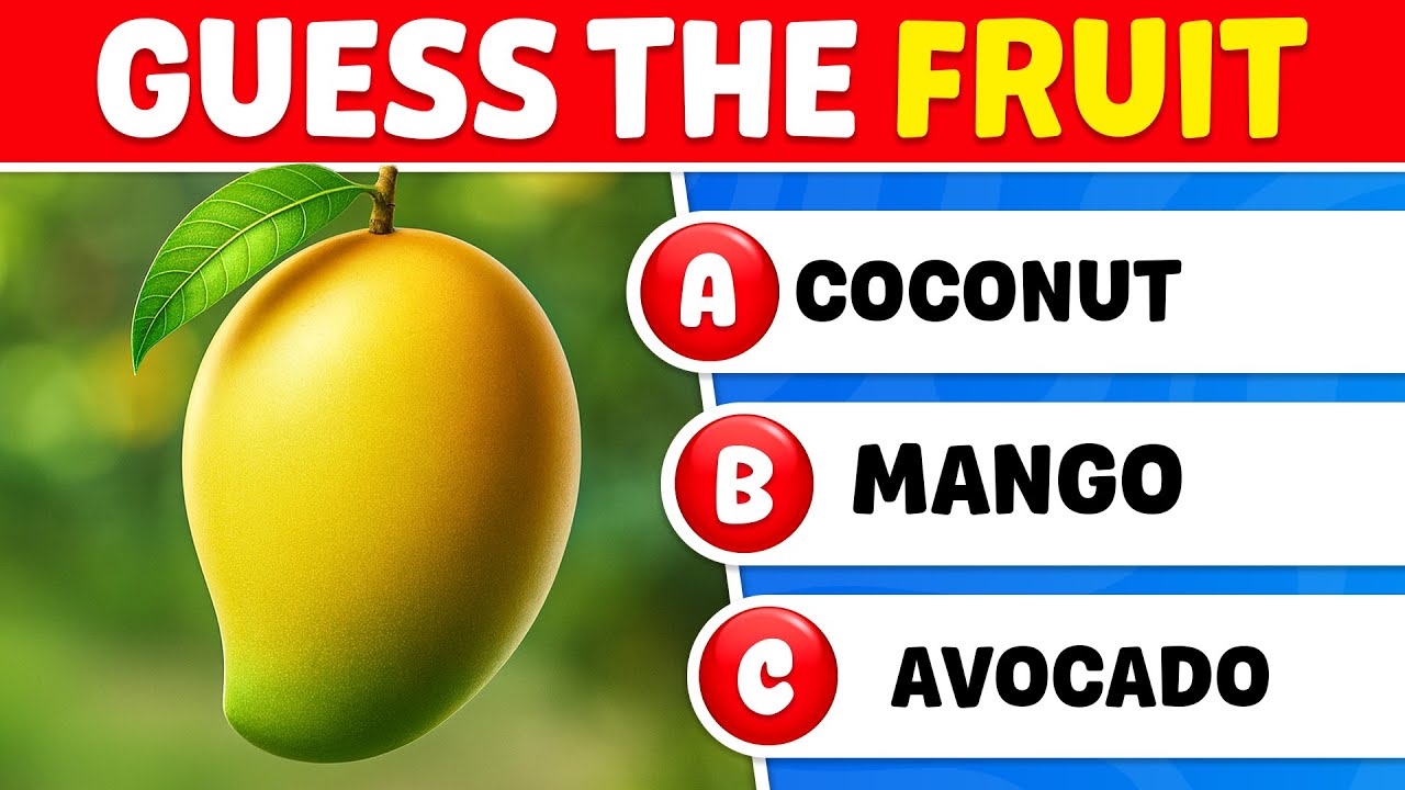 Guess the Fruit Quiz🍍🍎🍓| Knowlio