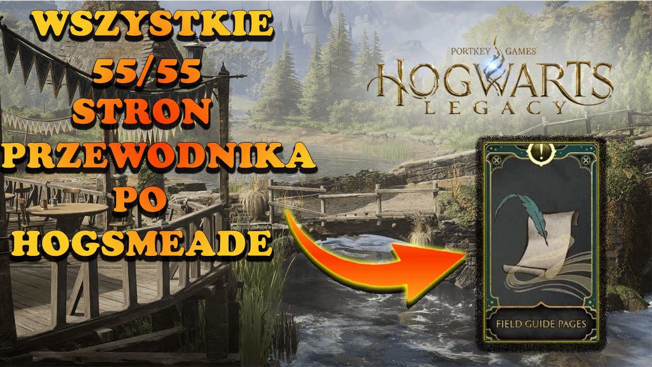 Hogwarts Legacy: Wszystkie 55/55 STRONY PRZEWODNIKA w HOGSMEADE Dziedzictwo Hogwartu Gameplay PL PS5