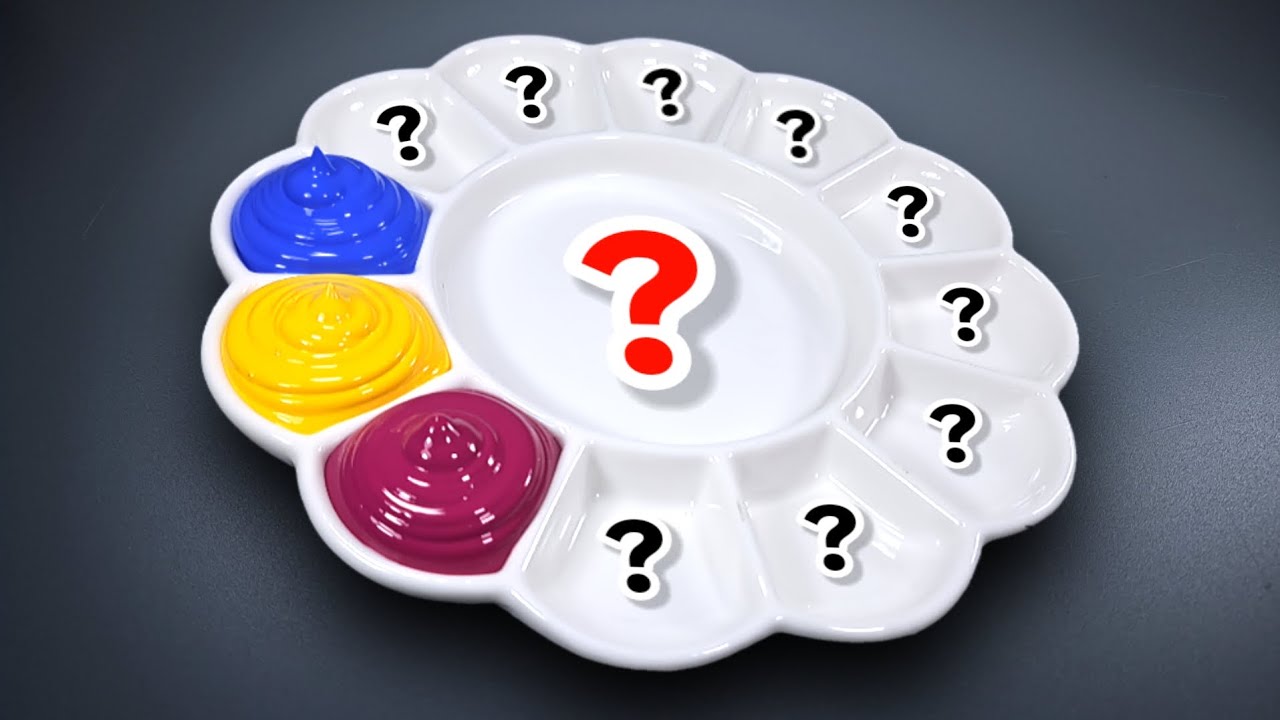 13 Colors Recipes from MAGENTA, YELLOW, CYAN - Mixing Primary Color | Color Winka