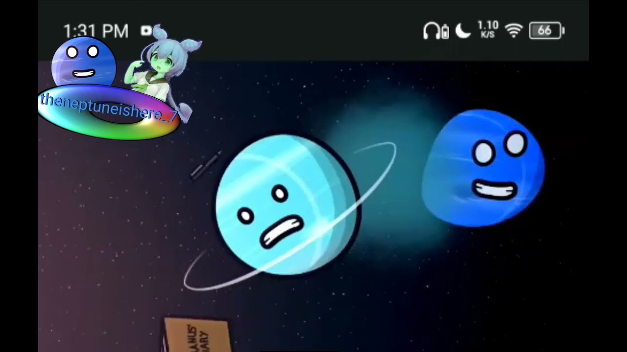 Get out neptune! "URANUS FART ON NEPTUNE"