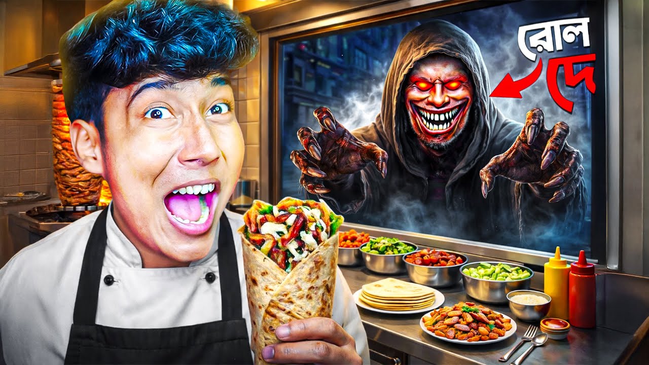 My New Job in Scary Shwarma Shop | Roblox