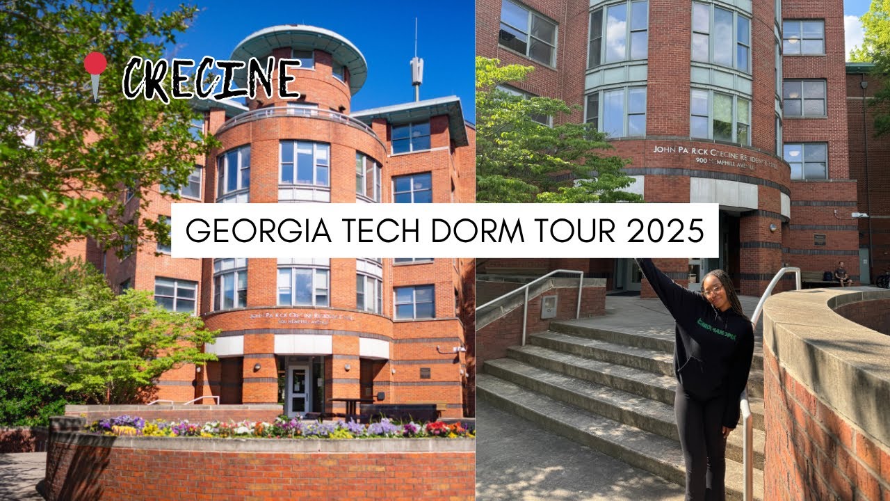 GEORGIA TECH DORM TOUR | CRECINE APARTMENT