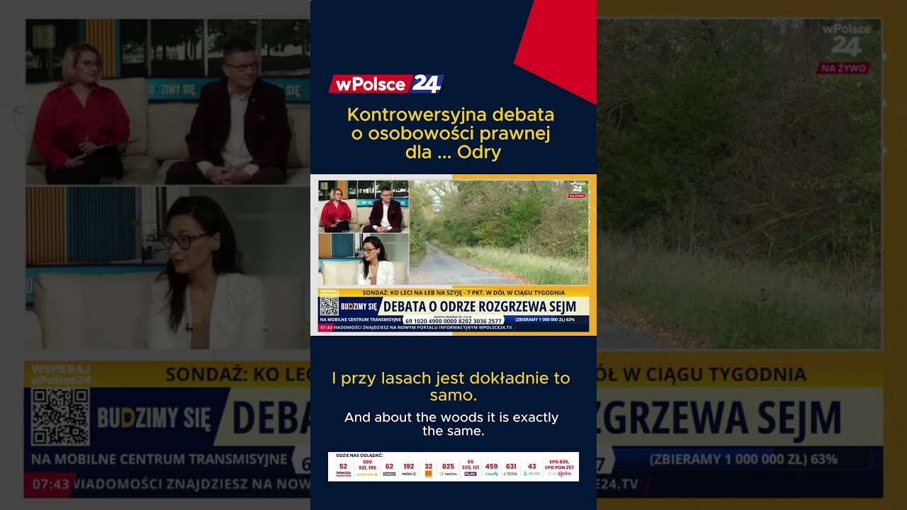 Kontrowersyjna debata o osobowości prawnej dla ... Odry