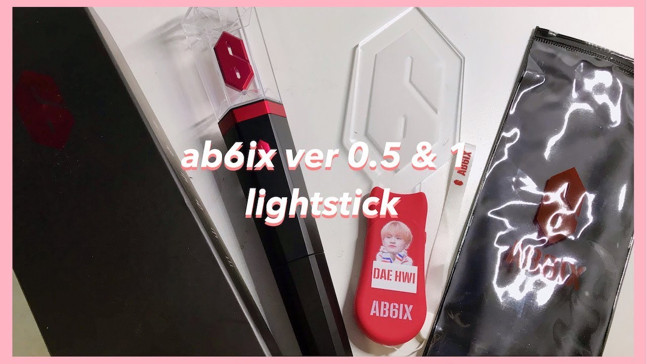 [ UNBOXING ] AB6IX Official Lightstick ver 0.5 & 1 에이비식스 공식 응원봉 후기