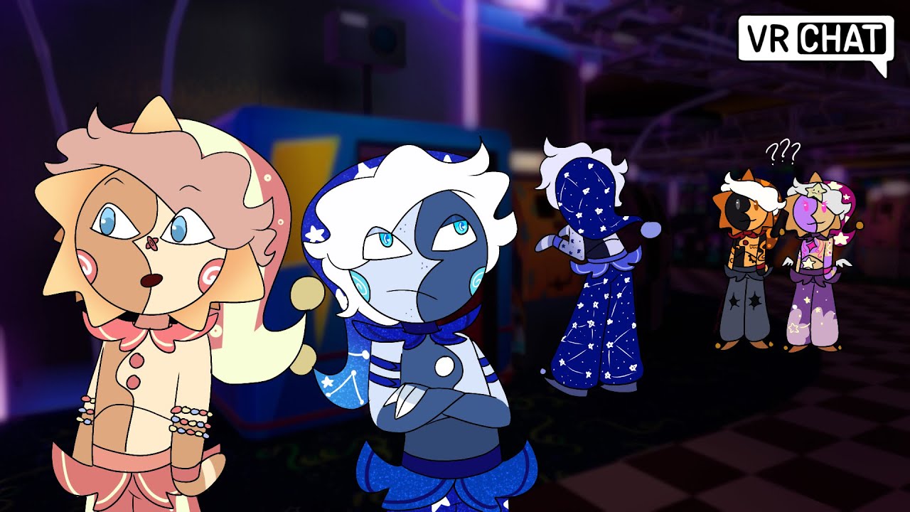 Exploring the pizzaplex! in VRCHAT