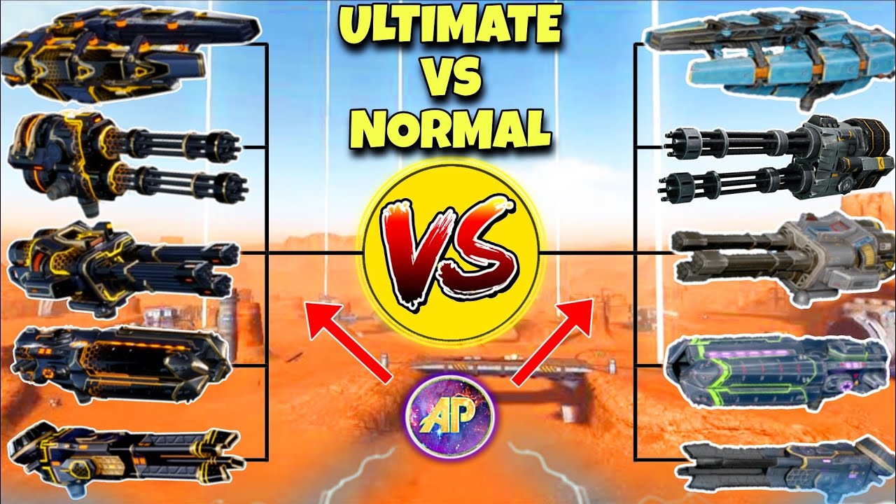 🔥 ALL ULTIMATE WEAPONS VS NORMAL WEAPONS COMPARISON! || WAR ROBOTS WR ||