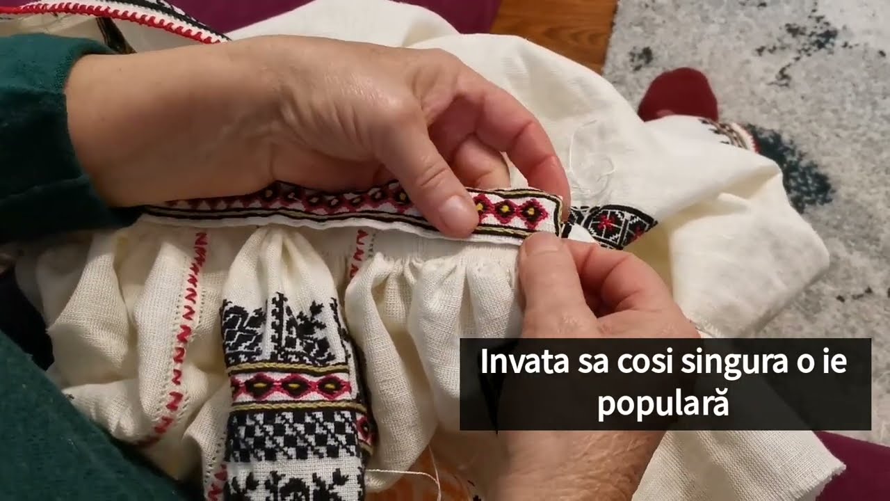 tutoriale despre cum coasem o ie populară #iepopulara