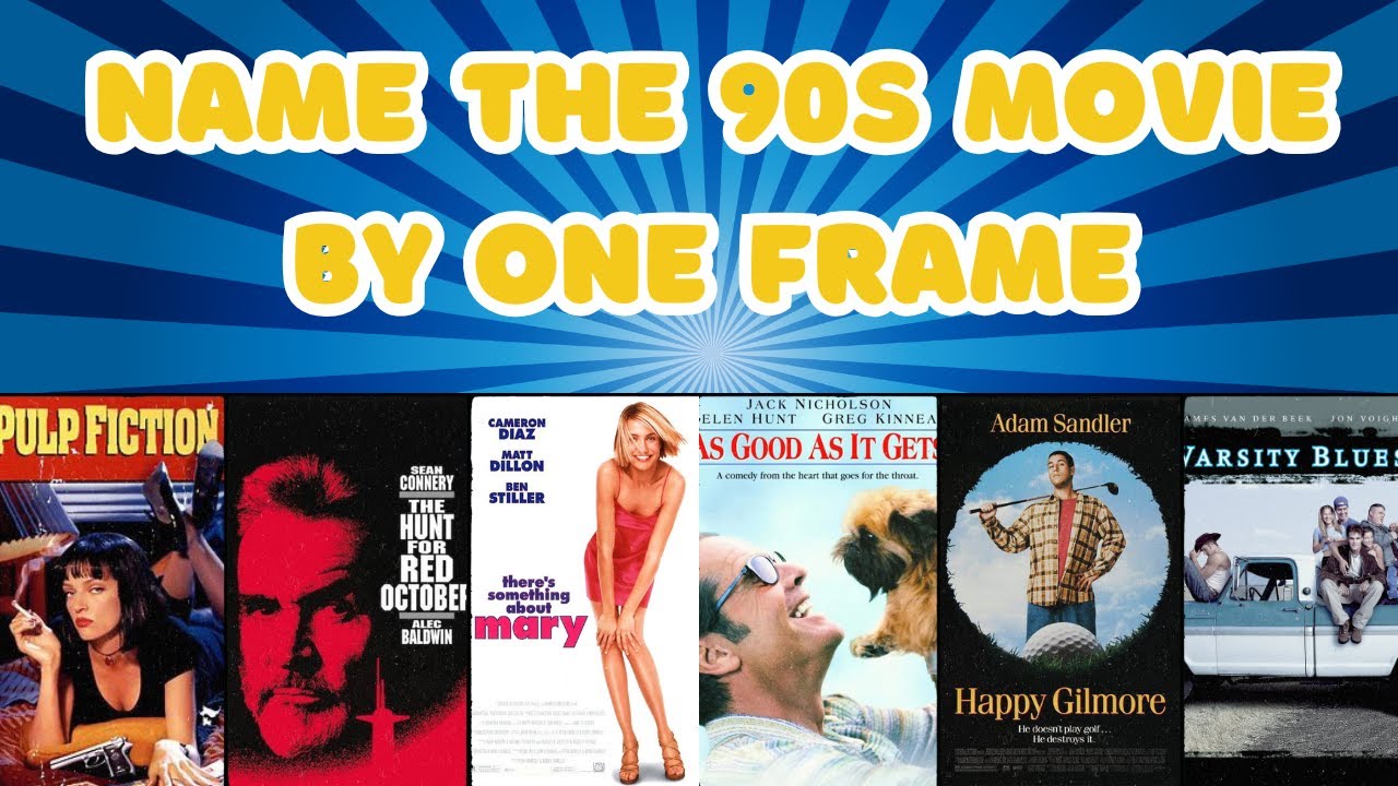 90's Movie quiz | Guess the 90s movie by only one frame | 75 Movies