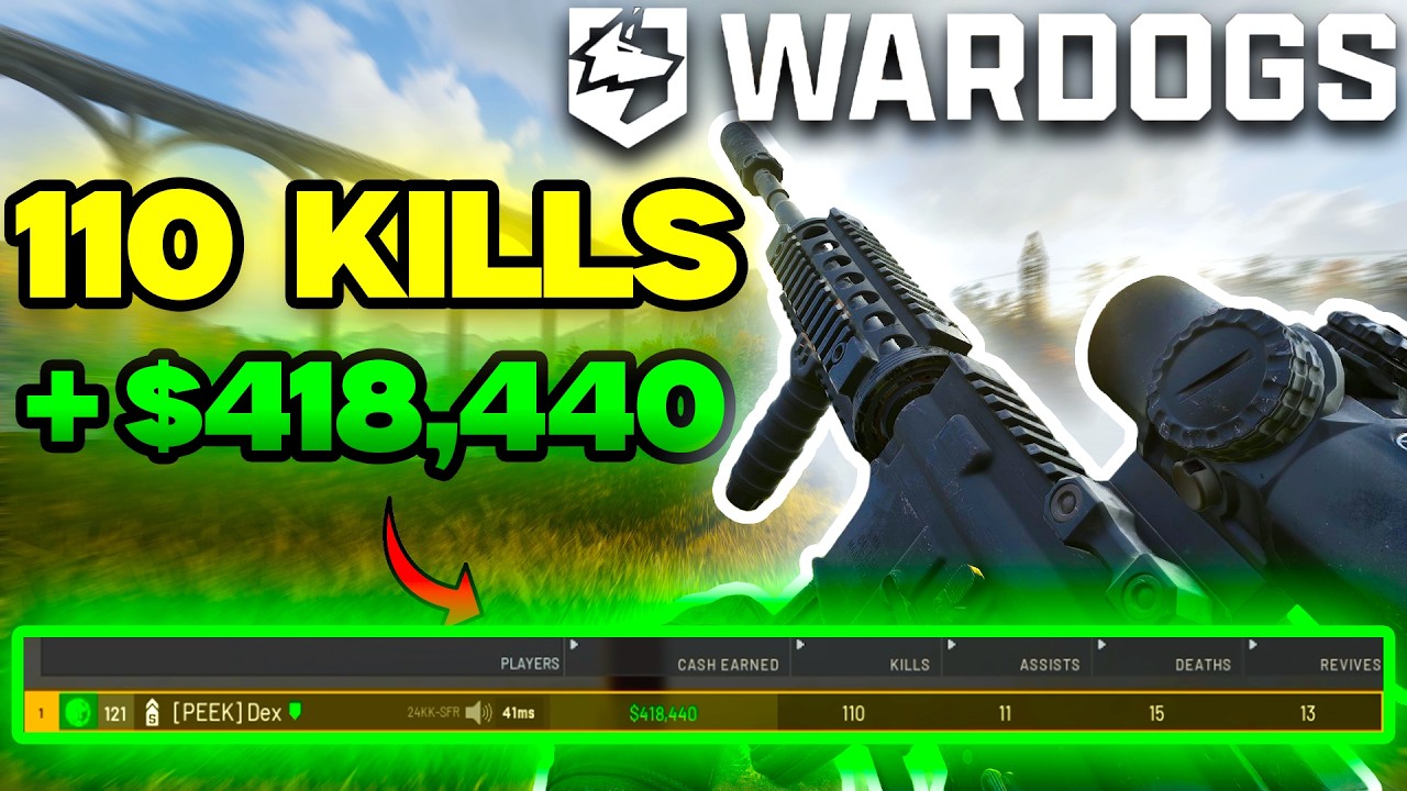 How I got 110 Kills with the M4A1 in WARDOGS (Full build.)