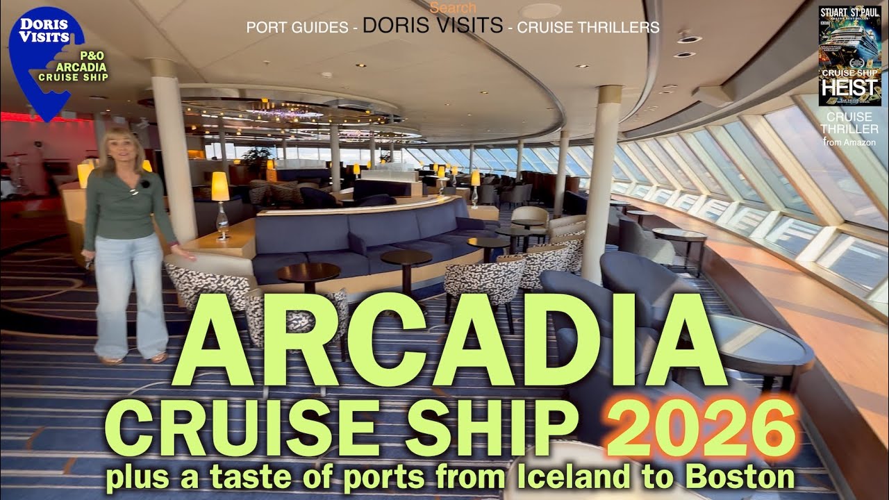 P&O Arcadia 2026 — современный классический круизный лайнер, на некоторых круизах которого разреш...