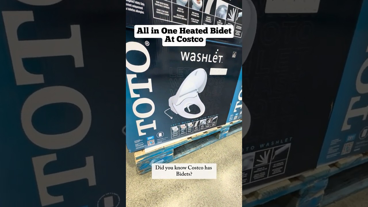 Роскошное обновление ванной комнаты! 🚽✨ Сиденье для биде TOTO замечено в Costco!