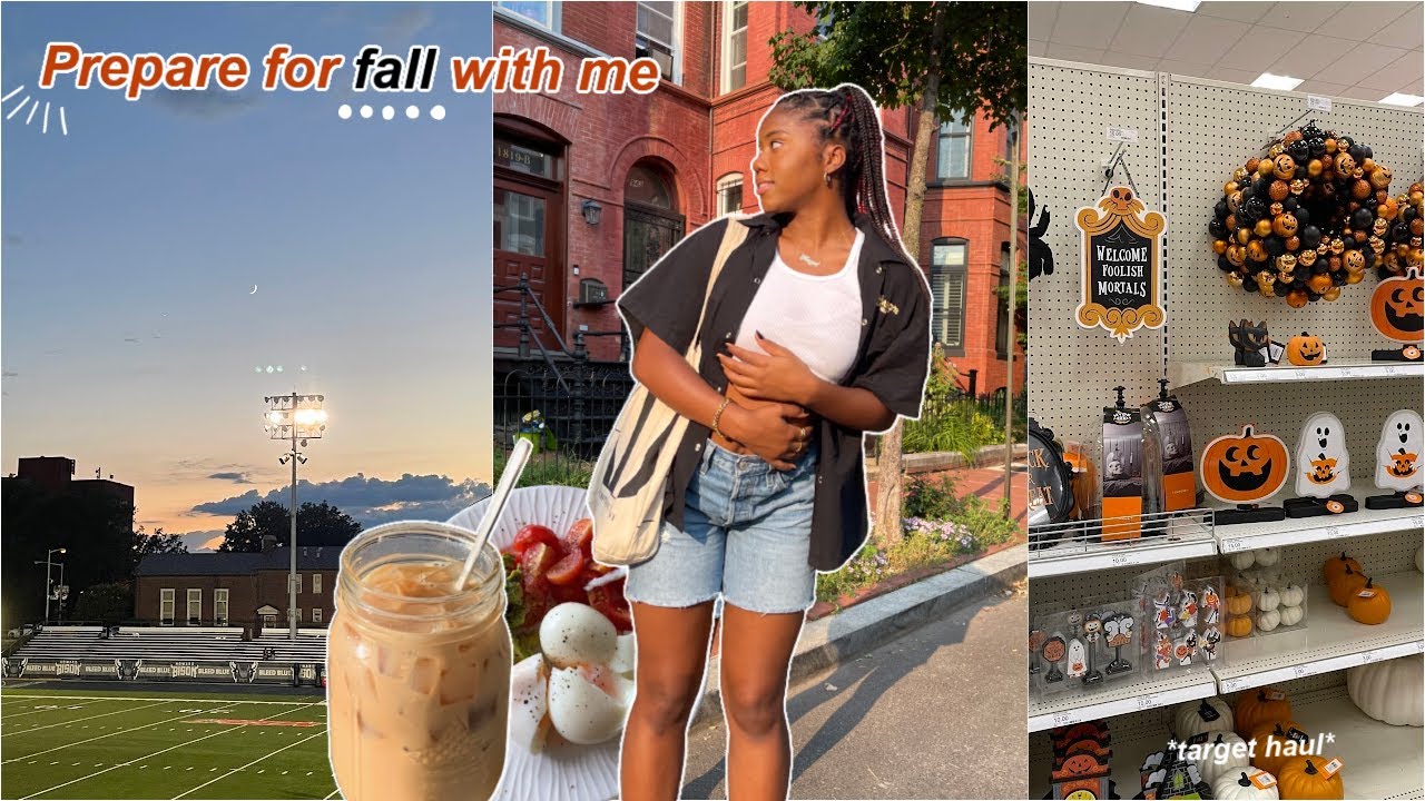 Vlog | prepare for fall with me (trying fall Trader Joe's snacks, Target decor haul + more)
