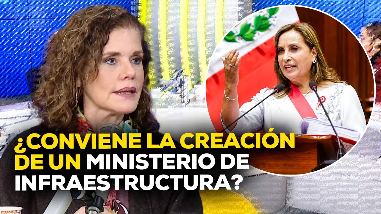¿Conviene la creación del Ministerio de Infraestructura? Mercedes Aráoz analiza #ADNRPP | ENTREVISTA