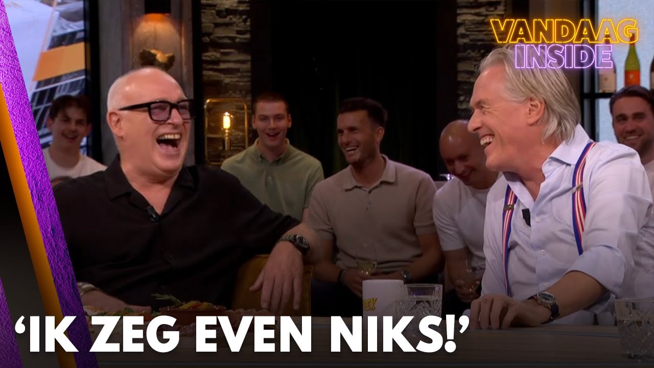 Ren&eacute; van der Gijp geeft op geheel eigen wijze advies aan Jort Kelder: 'Ik zeg even niks!'
