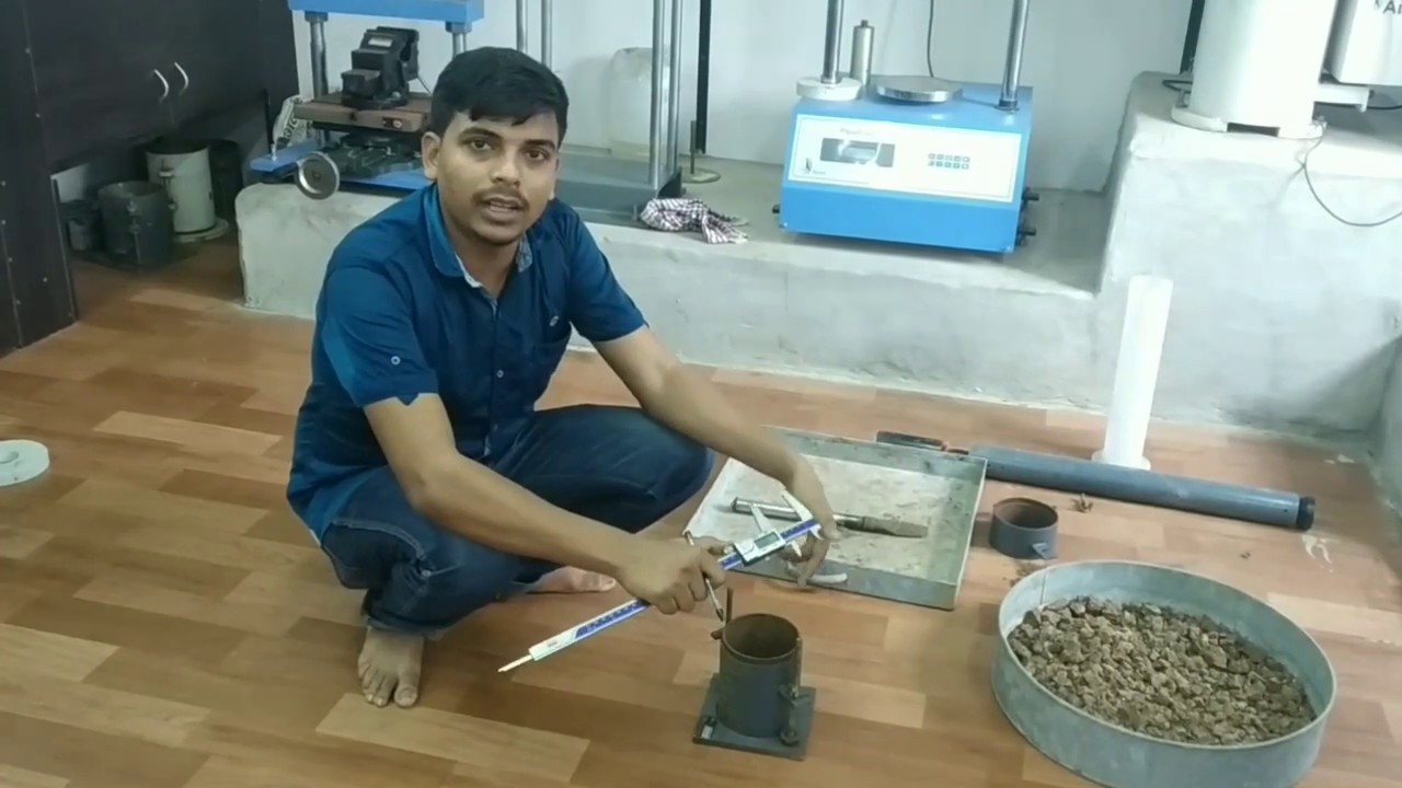 Modified and Standard Proctor Compaction Test Practical Demo