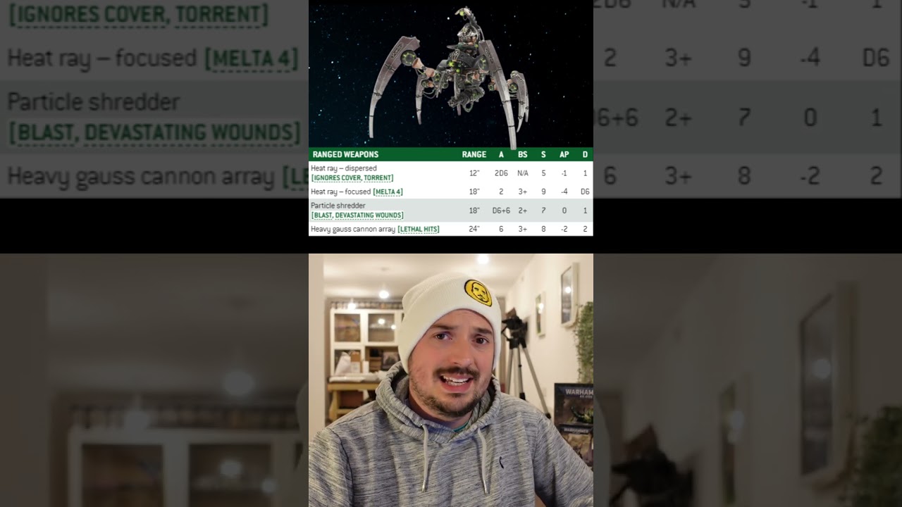 The Best Weapon for the Necron Triarch Stalker?